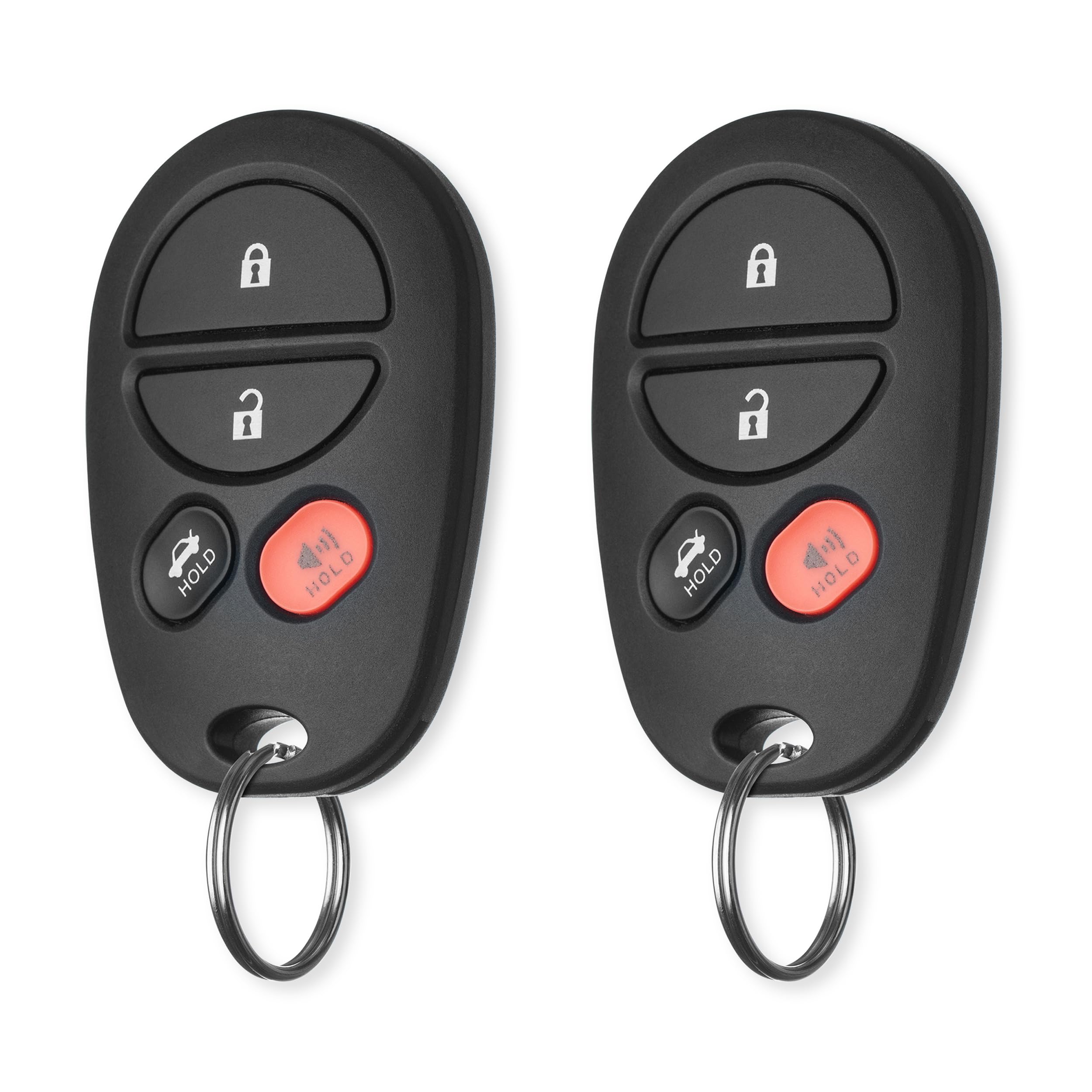 FOBTEK Key Fob Keyless Entry Remote for 2005-2008 Toyota Avalon Solara Replacement for GQ43VT20T, 89742-AA040 (4-Button)